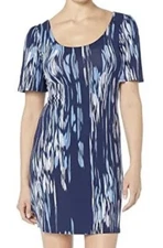 Tommy Bahama L20709 Womens Island Navy Under The Si Short Dress Size L