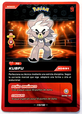 2024 POKEMON Black Edition TCG #115 KUBFU Paldea Peru Card Edition