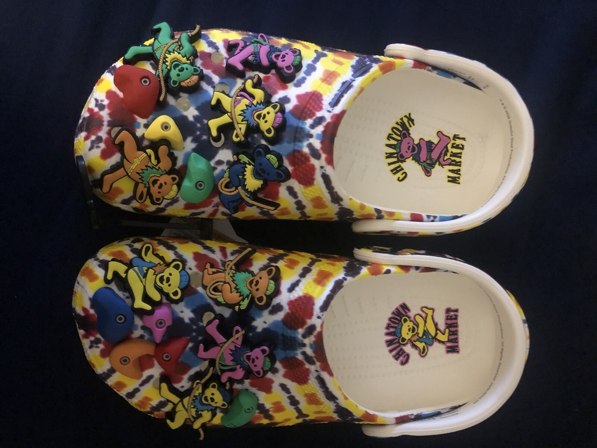 Chinatown Market x Grateful Dead Crocs Classic Clog Size 6M 