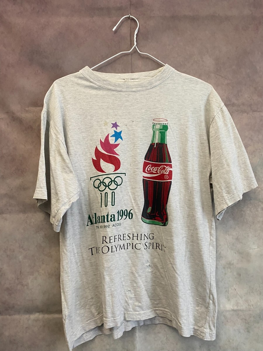 Atlanta 1996 Olympic T-Shirt 1992 Vintage Coca-Cola | eBay