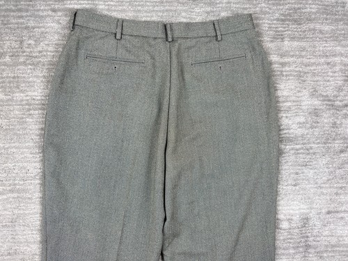 Van Heusen Pants Mens 38x30 Gray Acrylic Rayon Polyester - Picture 8 of 11