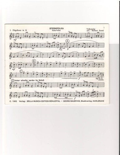 Alpenlandische Volksmusik German Band/Brass Quintet/Oktoberfest Band Sheet Music - Picture 2 of 2