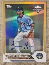 2023 Topps Pro Debut Lizandro Rodriguez Auto Gold /50