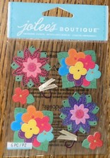 RARE Jolees Colorful Stitched Flowers Bunches Bouquet 3D Craft Scrapbook Sticker