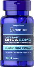 Puritan's Pride DHEA 50Mg Dietary Supplement, Promote Sugar Metabolism 100 Count