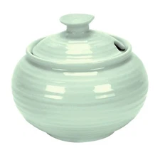 Portmeirion Sophie Conran Porcelain Covered Sugar, 11 oz - Celadon Blue