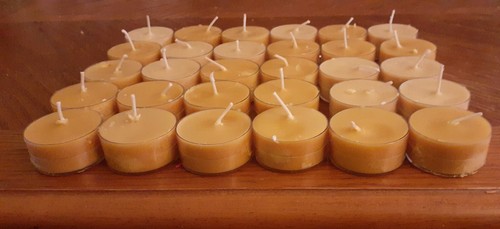 24 TEELICHTER IN Buttercotch & Bourbon LECKER HOCH DUFTEND HANDGEFERTIGT - Bild 3 von 7