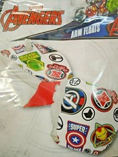 Marvel Avengers Arm Inflatable Pool Floats Ages 3 New