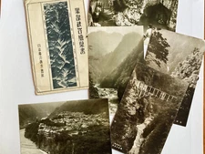 5 Kurobe Gorge JAPAN Vintage Postcards With Sleeve