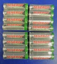 16 pcs Tenergy AA 3.2V 400mAh Rechargeable Batteries Solar Light GENERAL PURPOSE