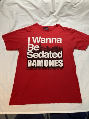 Ramones 1234 Shirt, Officially Licensed Ramones Shirt, Size Medium