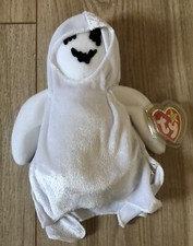 TY BEANIE BABY - SHEETS the Ghost Retired - MWT Soft Toy Beanies 31/10/1999