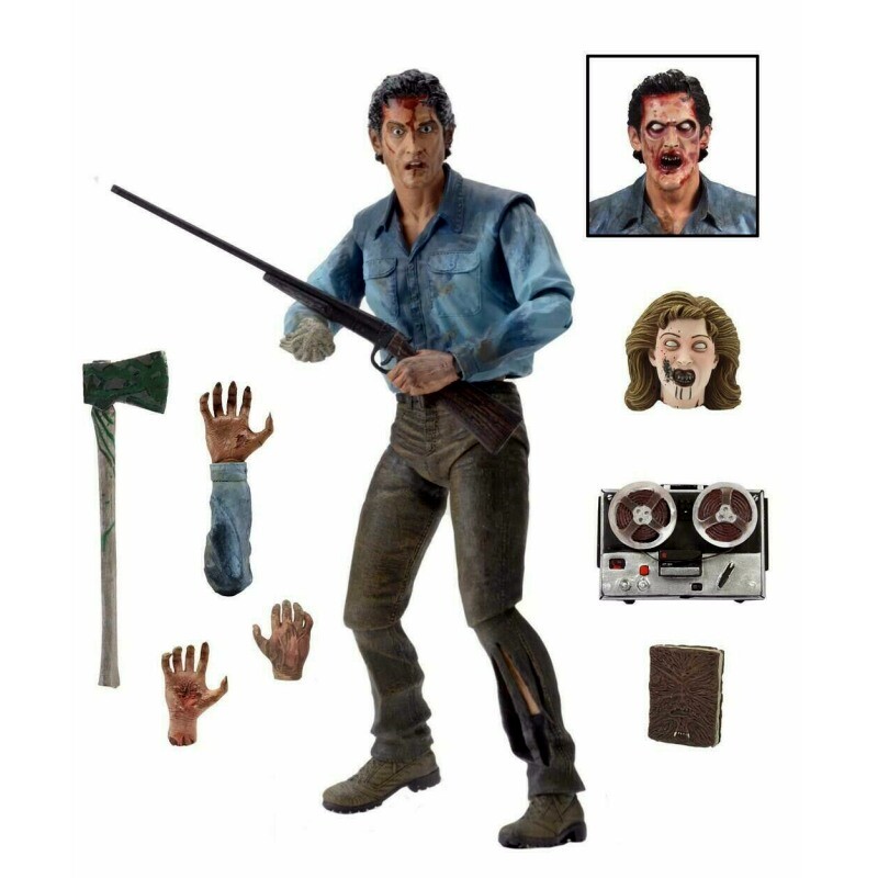 NECA Evil Dead 2 Dead By Dawn Ash Williams Ultimate 7"" Official Action Figure - Image 3