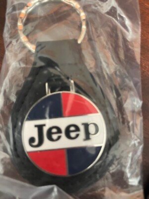 Jeepster commando KEY FOB LEATHER AMC JEEP CJ5 CJ6 FC 150 WAGONEER J10 J20
