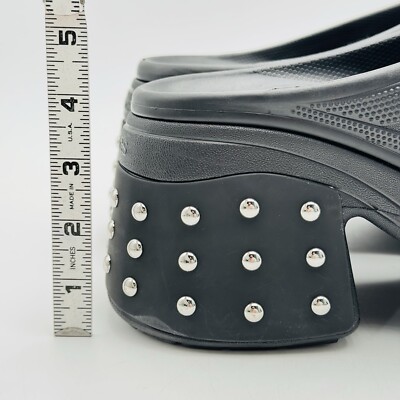 Crocs Siren Studded Heel Clog Black Size Mens 11 Women’s 13 209017-001 s-l400.jpg main image 4