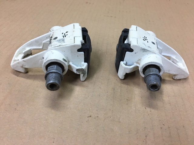 white clipless pedals