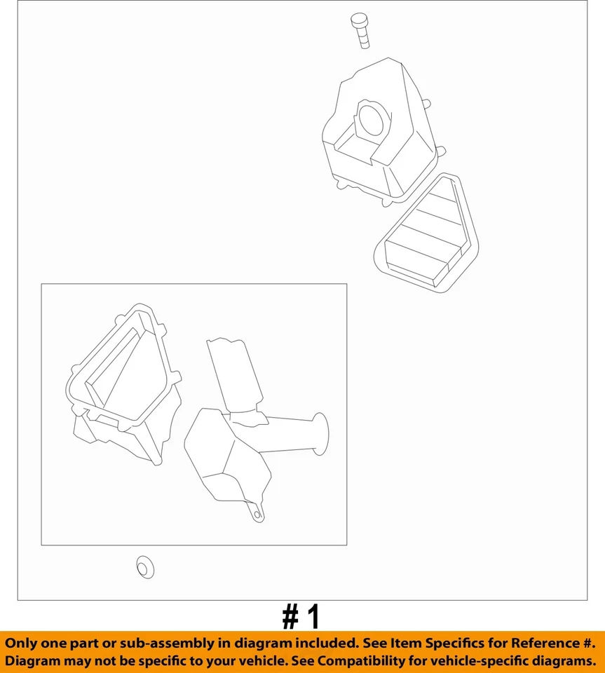 Б/у воздухоочиститель в сборе подходит: 2011 Buick Enclave класса A - Изображение 4 из 4
