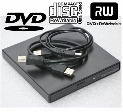 EXTERNAL USB DVD-RW DVD-BRENNER CDRW CD BURNER UNIVERSAL COMBO-DRIVE -#LW4