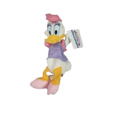 The Disney Store Daisy Duck with Pink Sleeves Bean Bag Plush 9" NWT