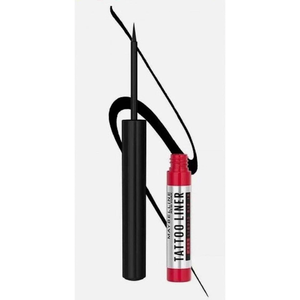 Maybelline Tattoo 48H Dip In Flüssige Ugestift - Schwarz - Bild 1 von 1
