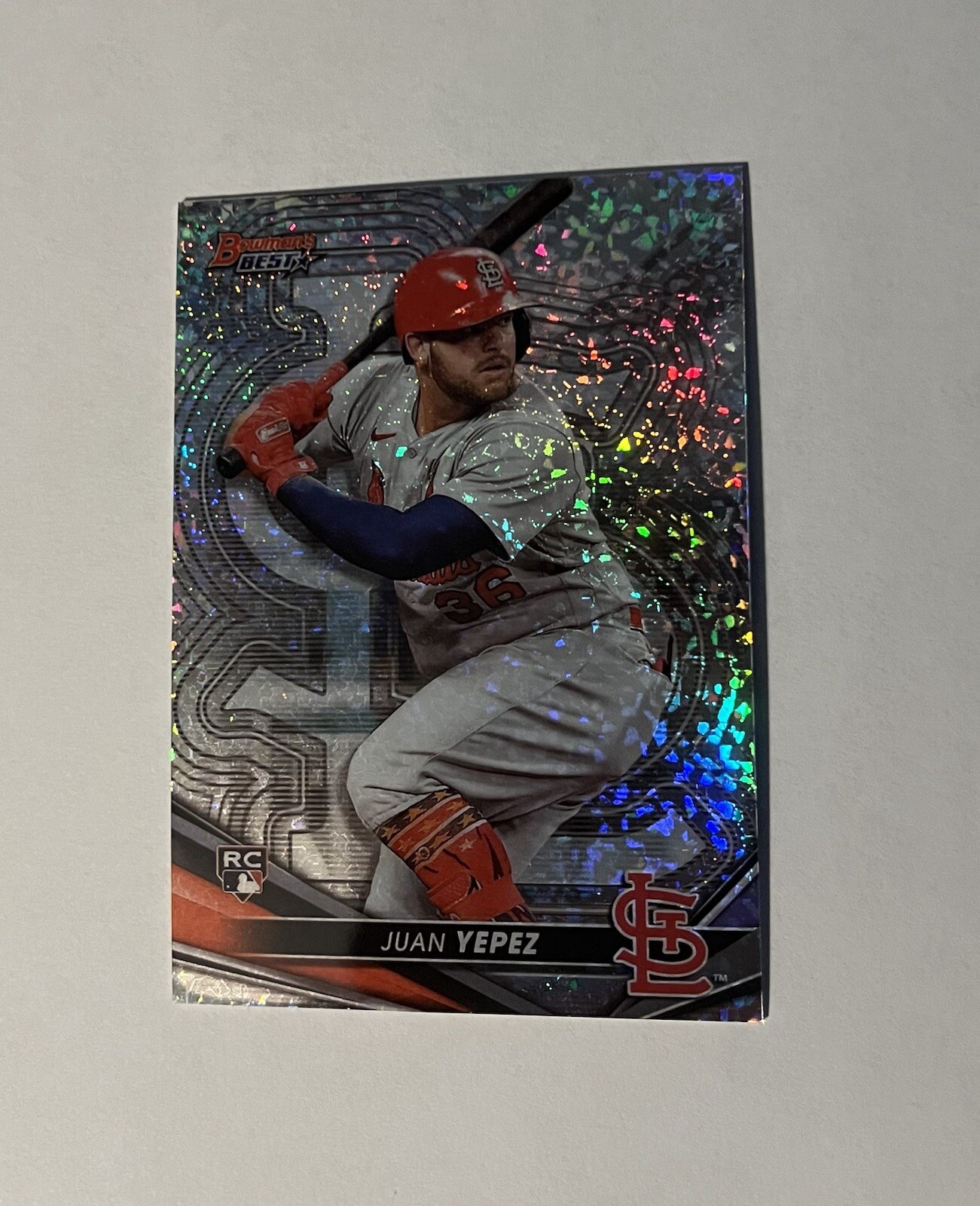 2022 Bowman’s Best Juan Yepez Mini-Diamond Refractor 136/299