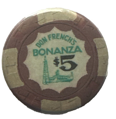 Don Frenchs Bonanza Casino Hotel Las Vegas Advertising Pocket Mirror