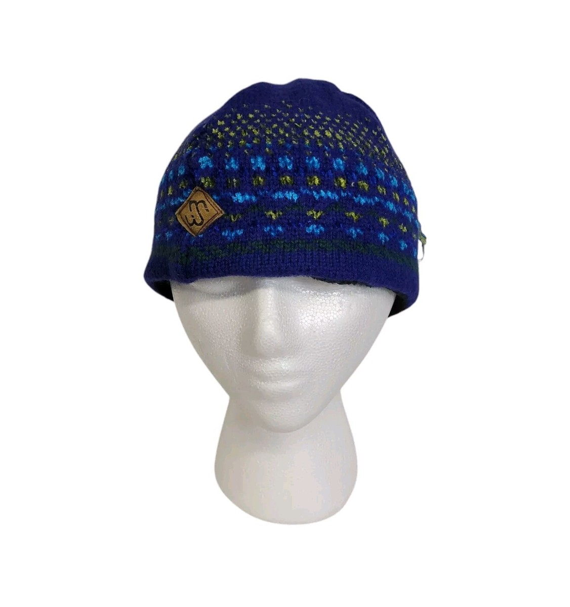 帽子 the virgins soft wool beanie Merkley Headgear Blue Knit Virgin Wool Winter Beanie Hat Cap | eBay