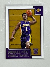 2015-16 Panini NBA Hoops D'Angelo Russell Rookie Card #265 LA Lakers RC. rookie card picture