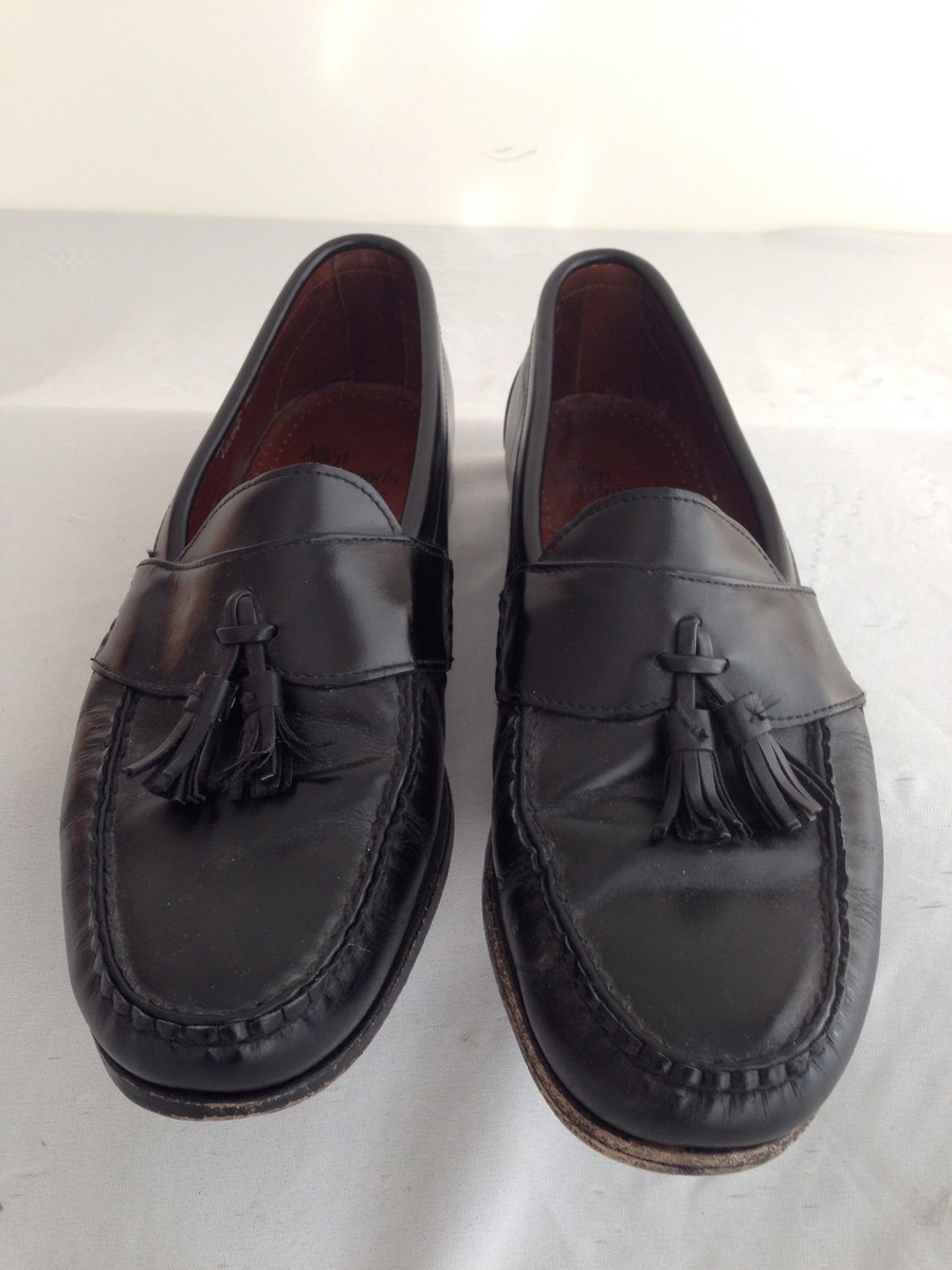 Allen Edmonds Stowe Tassel Loafers Black Leather Size 11D | eBay display picture 1