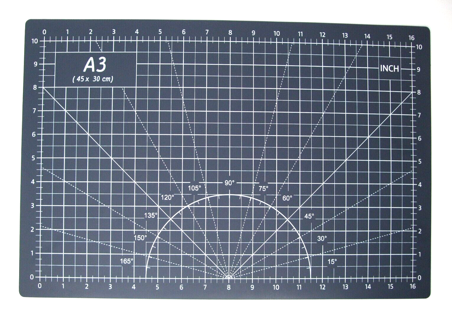 A3 Cutting Mat 18"" X 12"" (45cm x 30cm) Dark Grey Self Healing -Headley Tools