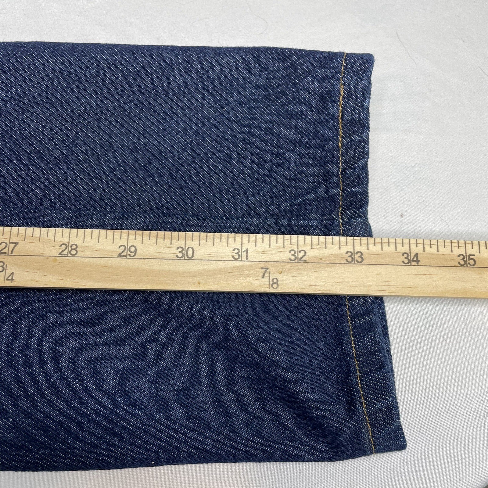 Rustler By Wrangler Jeans Men's Size 32 x 34 Blue Denim 100% Cotton Straight Leg