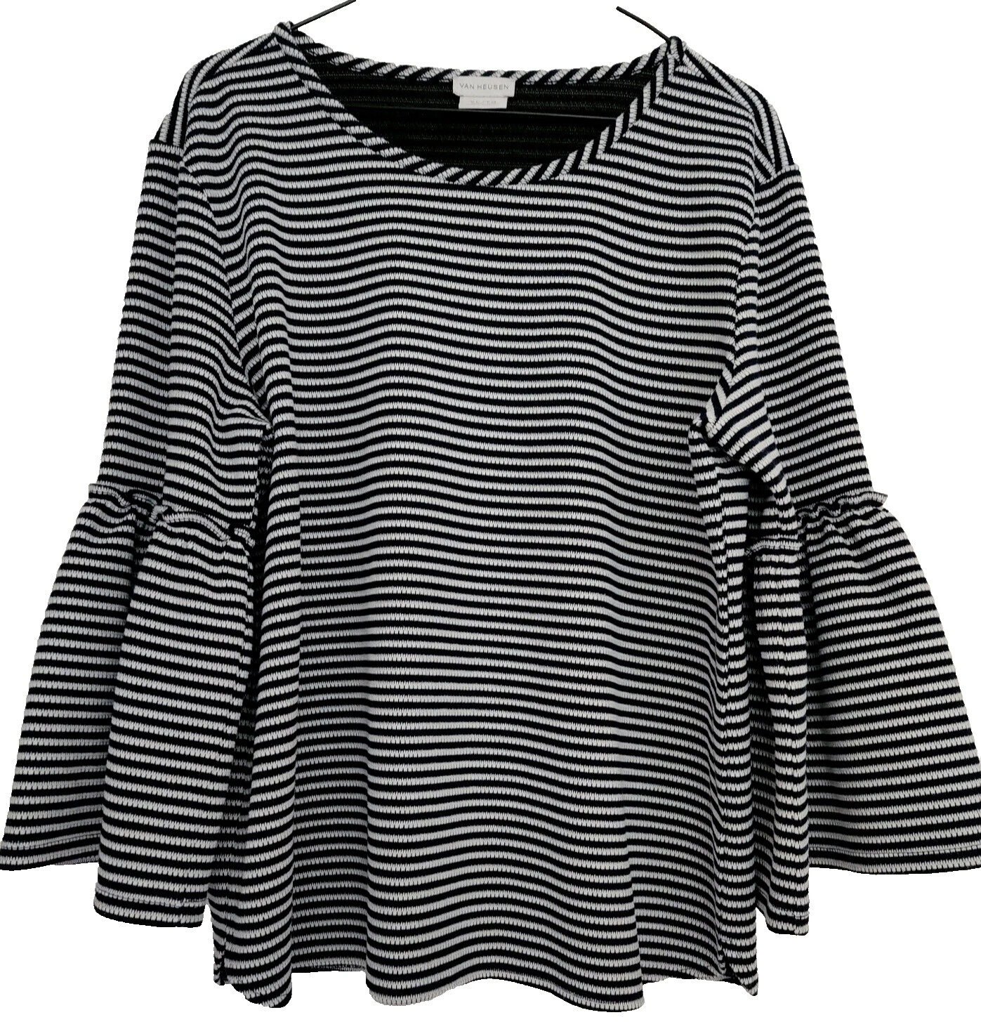 Camisetas a Rayas Negocios Van Heusen algodón para mujeres