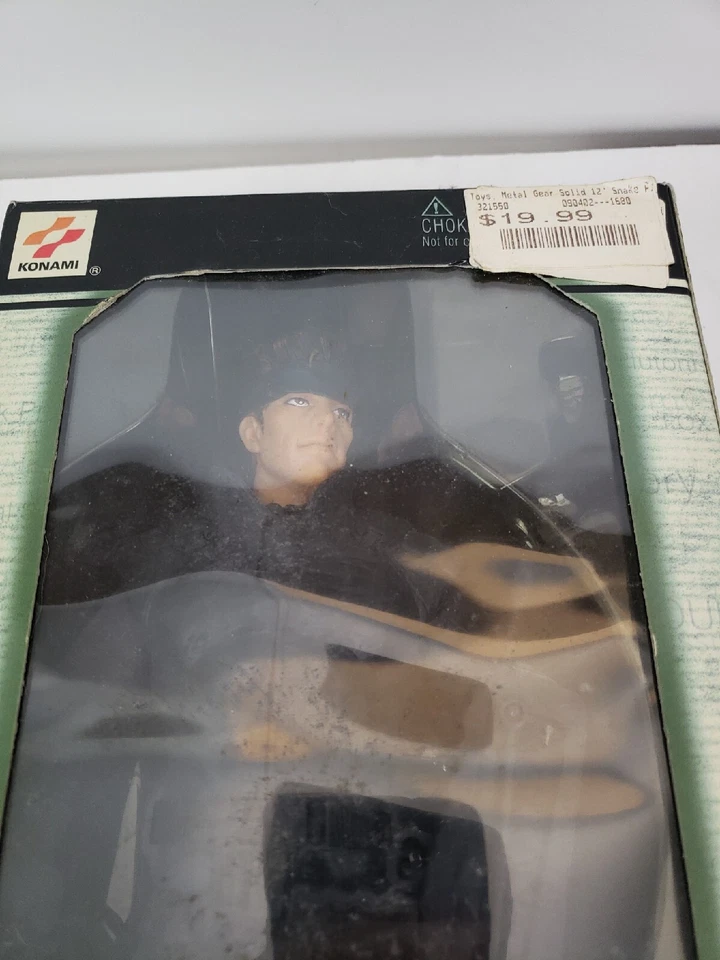 Metal Gear Solid Konami Muñeca Colección 12" Serpiente Caja abierta y almacenada en Caja Foto 3 de 4