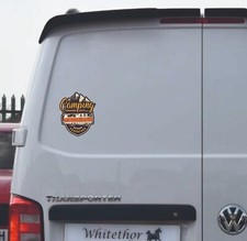 Camping outdoor Adventure Camper van RV recreational vehicle decal/sticker 150mm
