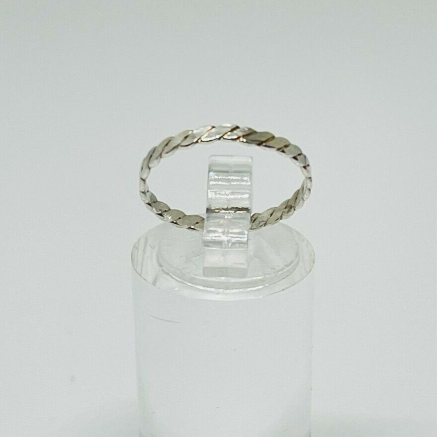 Fabulous Solid Patterned Band Ring 925 Silver Siz… - image 3