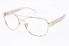 NEW COACH 926513 LIGHT GOLD CRYSTAL LT BROWN AUTHENTIC FRAMES EYEGLASSES 56-16