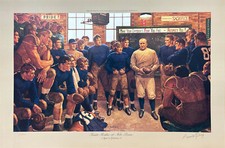 Arnold Friberg - Knute Rockne at Notre Dame - Limited Print Mint in Envelope