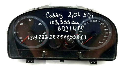 Kombiinstrument Tacho Volkswagen Caddy 3 Typ 2K 2,0l SDI 103.399km 2K0920841A