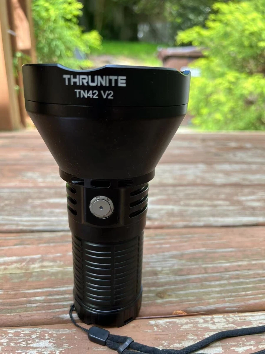 ThruNite TN42 V2 SBT90.2 LED Flashlight 1860 Meter Throw USB C 4848 lm CW used