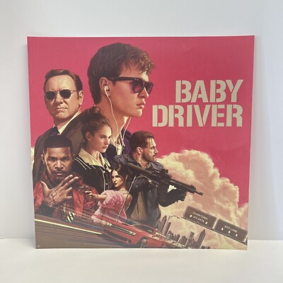 BABY DRIVER Backlit PLASTIC movie poster SQUARE EDGAR WRIGHT
