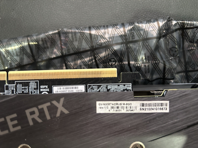 GIGABYTE AORUS GeForce RTX 3060 Ti MASTER 8GB GDDR6 Graphics Card