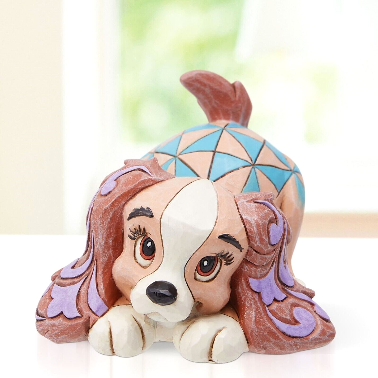 ✿ New JIM SHORE DISNEY Figurine LADY AND TRAMP American Cocker Spaniel Dog Decor