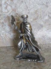 2006 Veronese Miniature Pewter Knight Crusader w/ Axe Collectible Figurine 4" 