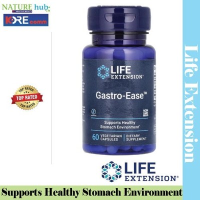 Life Extension, Gastro-Ease, 60 Vegetarian Capsules
