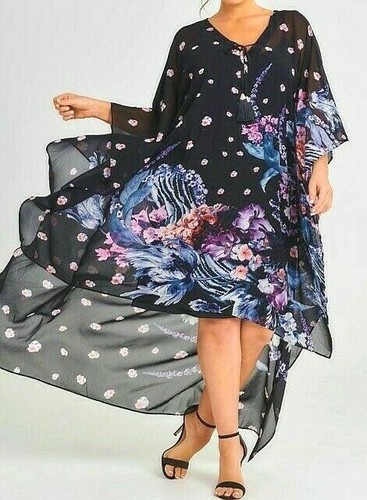 TS dress TAKING SHAPE plus sz S - M / 18 Valentina High Low Kaftan NWT  rrp$200! | eBay