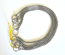 5 Choke Show Chain Training Dog Collars Snake Wholesale Lot of 5