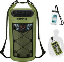 Dry Bag, Waterproof Backpack 5L/10L/20L/30L/40L, with Waterproof Phone Case for