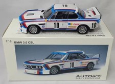 AutoArt 1/18 BMW 3.0 CSL SPA 1973 Winner Castrol #10 White Blue Red
