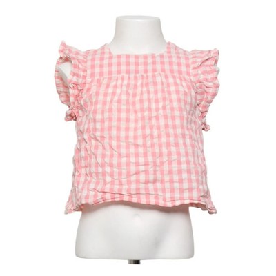 Lindex Kids, Top, Größe: 104, Pink/Weiß, Baumwolle, Karo, Mädchen #pSQ