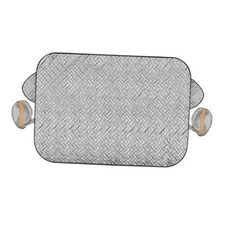 Car Windshield Cover for Ice and Snow, Waterproof Windproof Car Front Silver